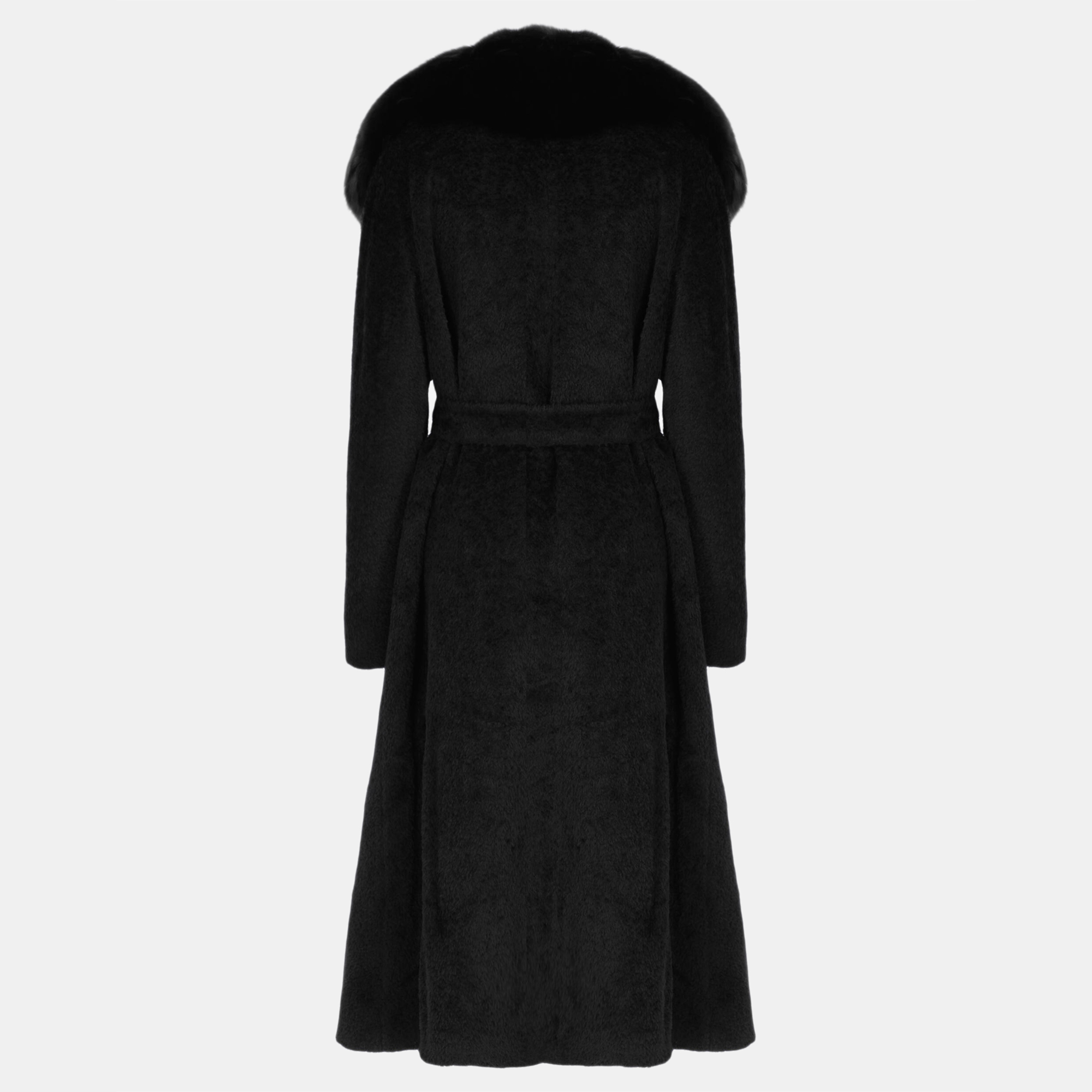 

MaxMara Women's Wool Double Breasted Coat - Black