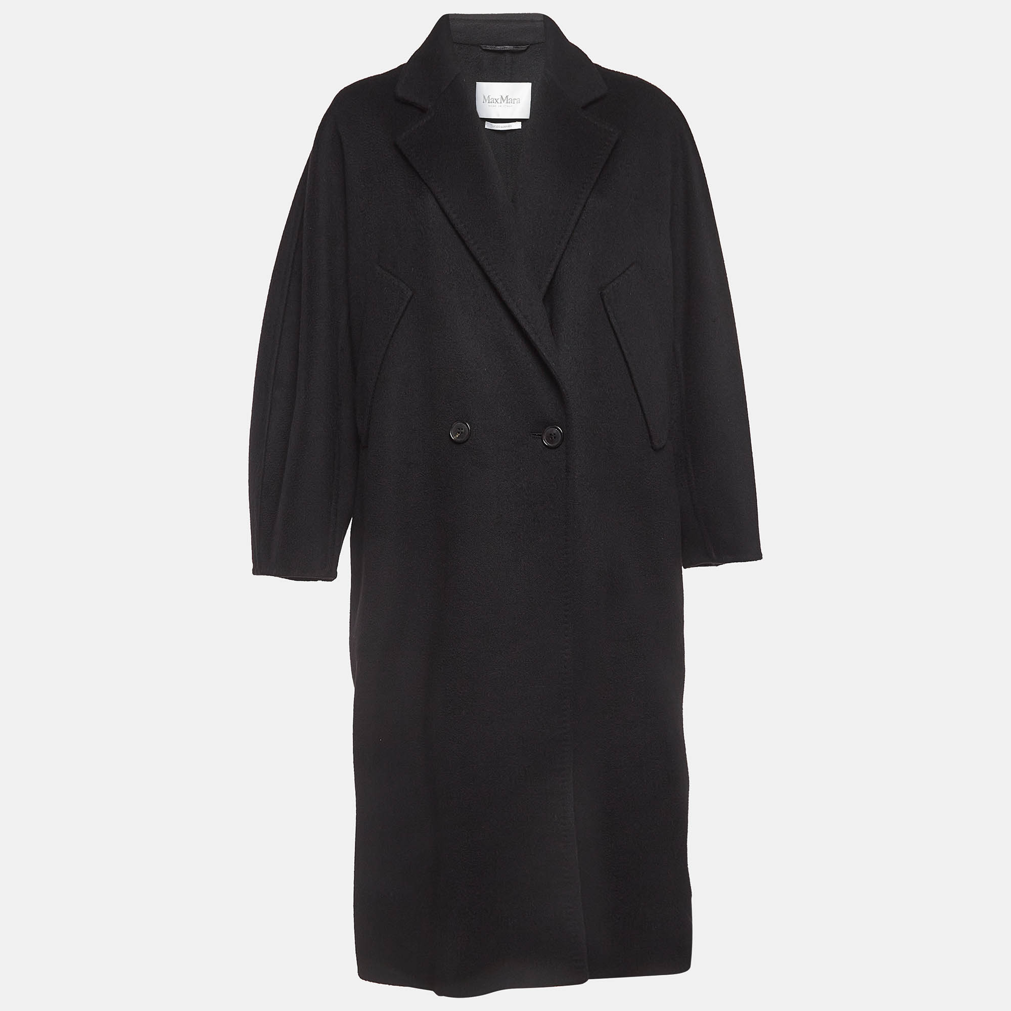 

Max Mara Black Cashmere Long Coat S