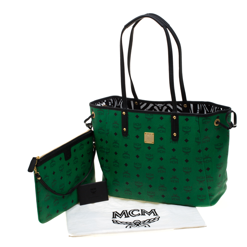 MCM Small Tote Bag - Green Totes, Handbags - W3040652