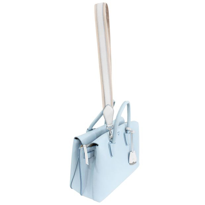 

Milla Light Blue Leather Crossbody Bag