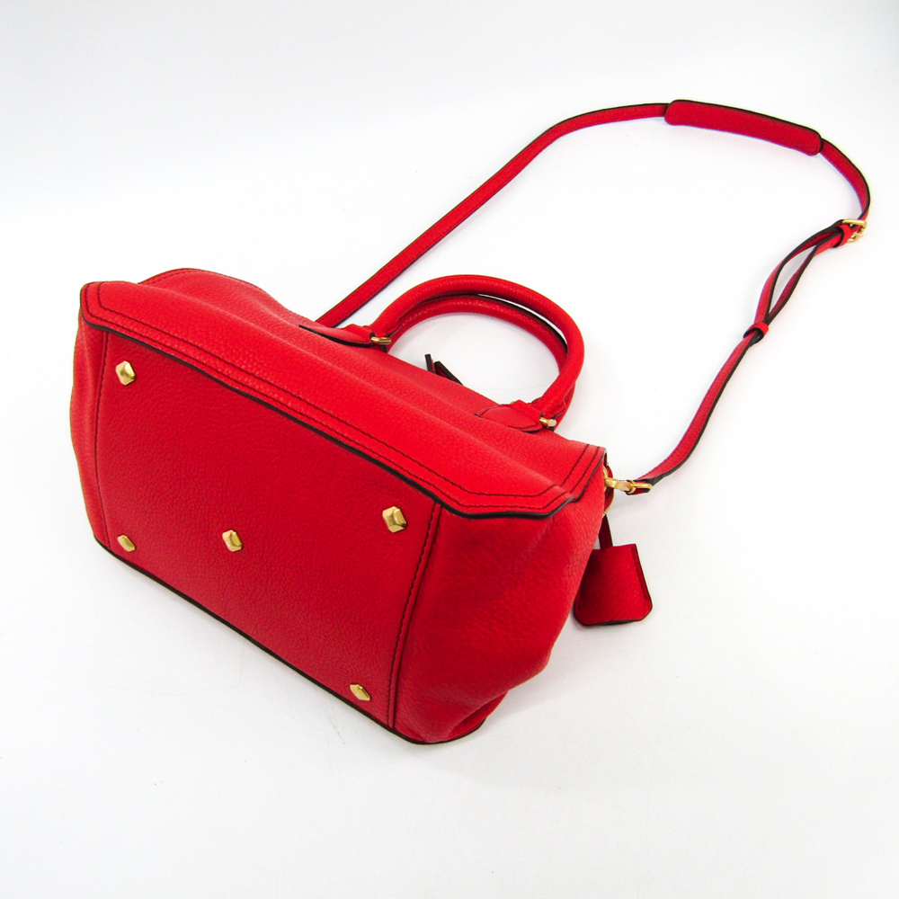 

MCM Red Leather Handbag