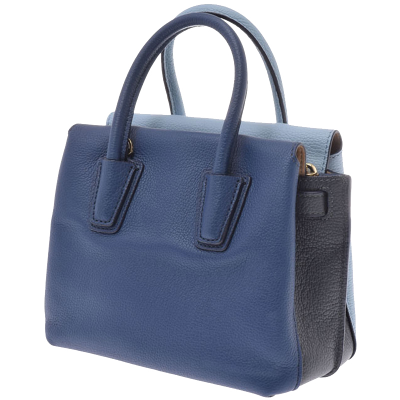 

MCM Blue Leather Handbag