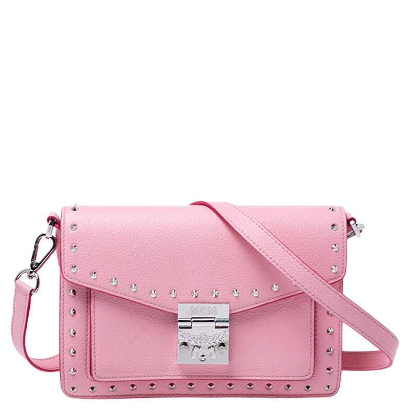 MCM Patricia Crossbody Bag in Pink