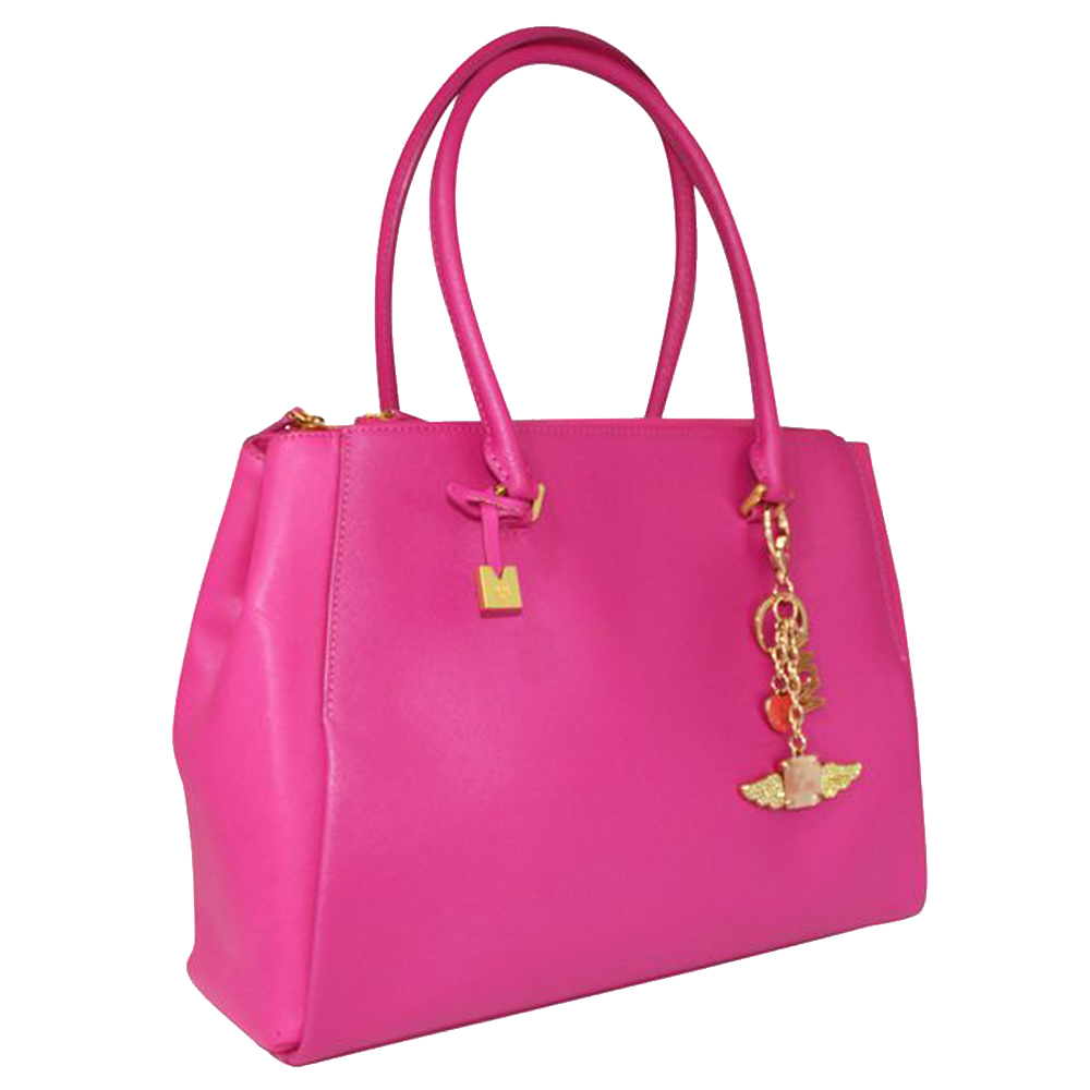 

MCM Pink Leather Tote