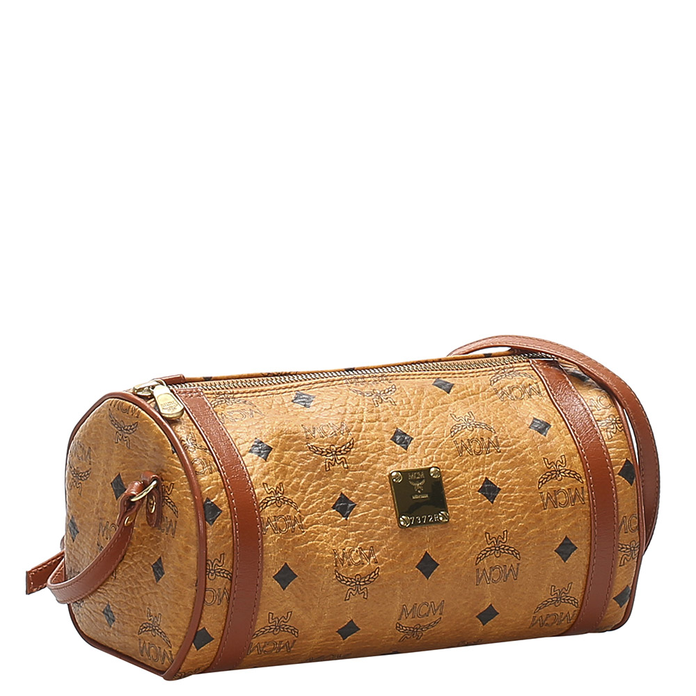 

MCM Brown Leather Visetos Bag