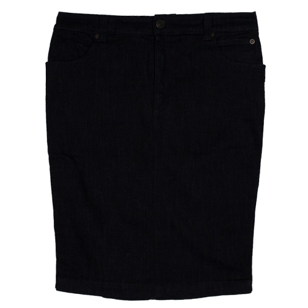 Pre Owned McQ by Alexander McQueen Criss Cross Denim Skirt M