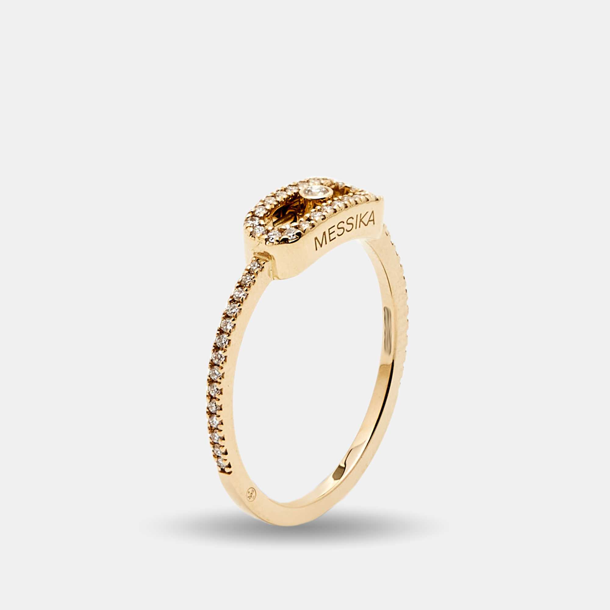 

Messika Move Uno Pavé Diamond 18k Yellow Gold Ring Size