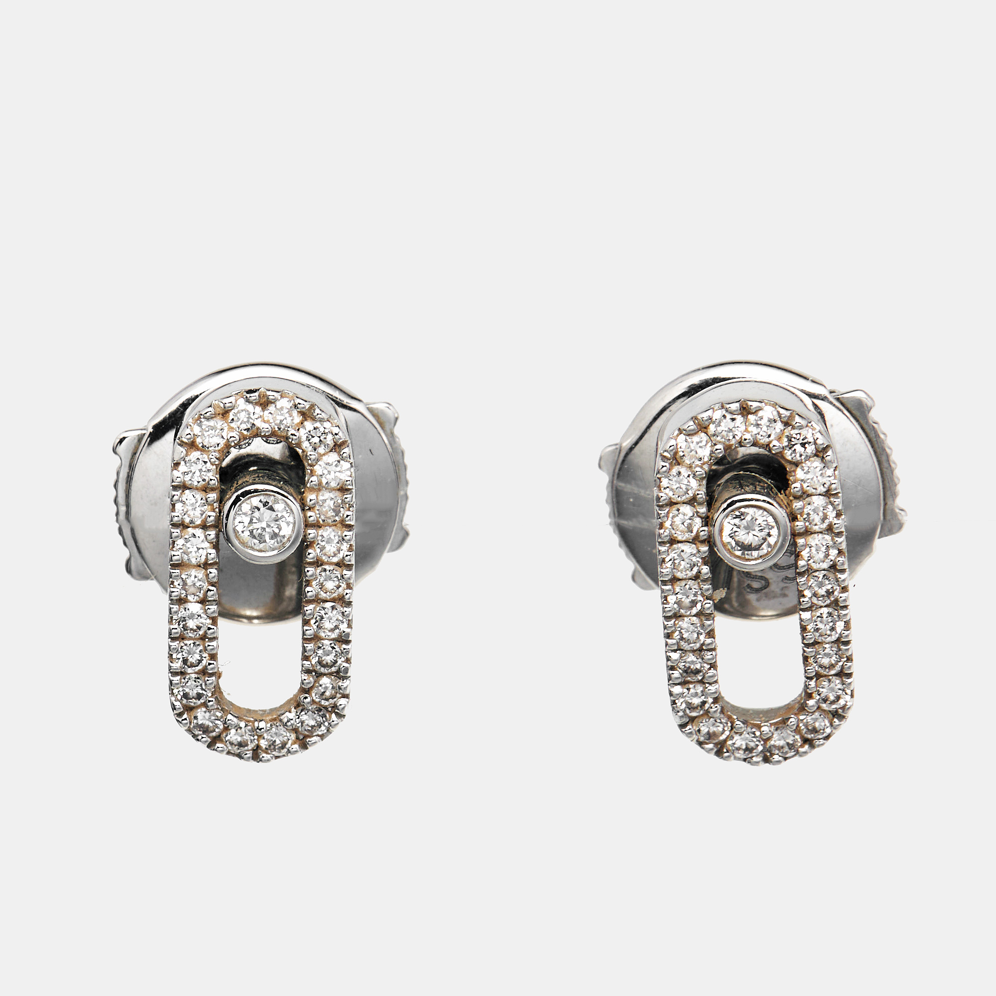 

Messika Move Uno Diamonds 18k White Gold Earrings