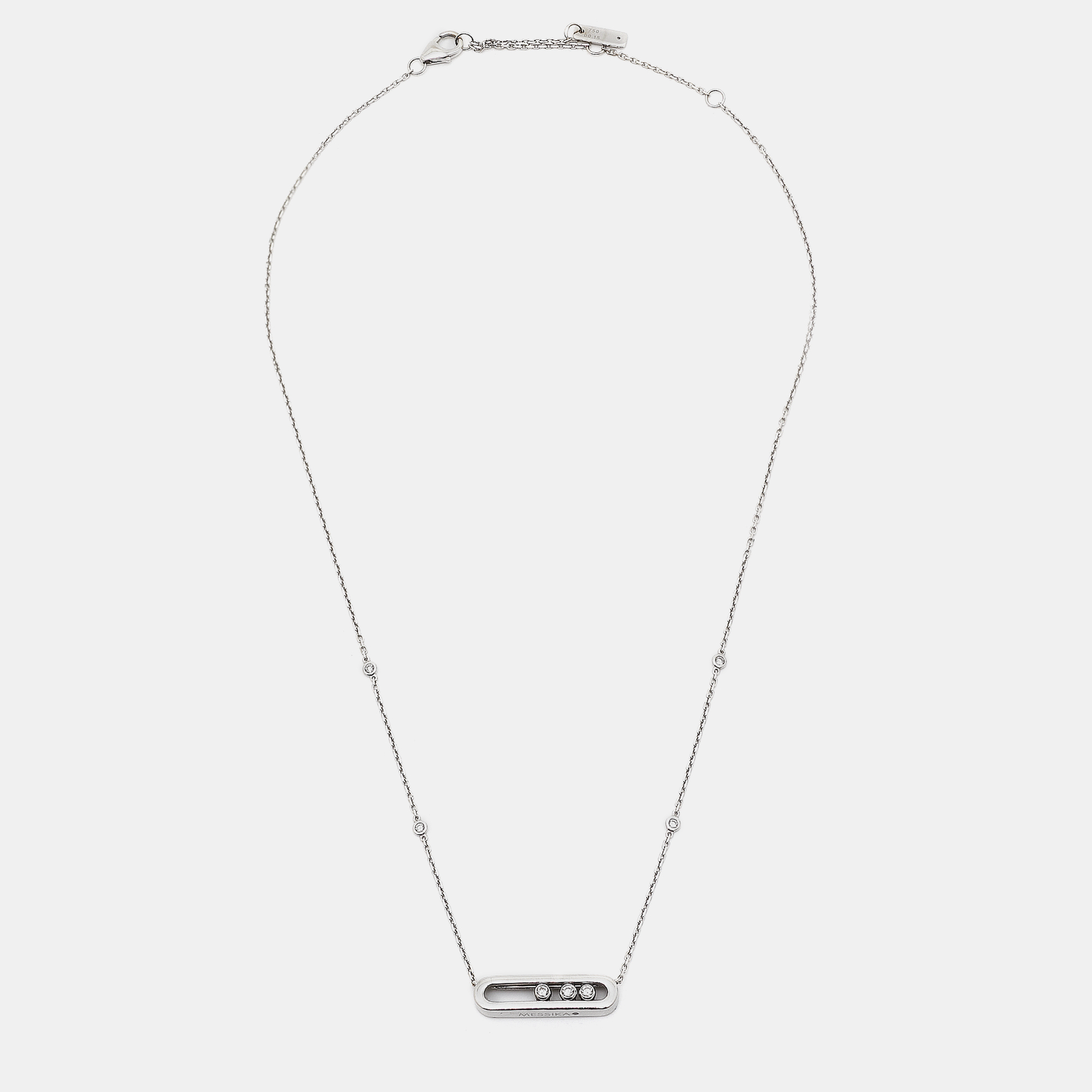 

Messika Baby Move Diamonds 18k White Gold Necklace