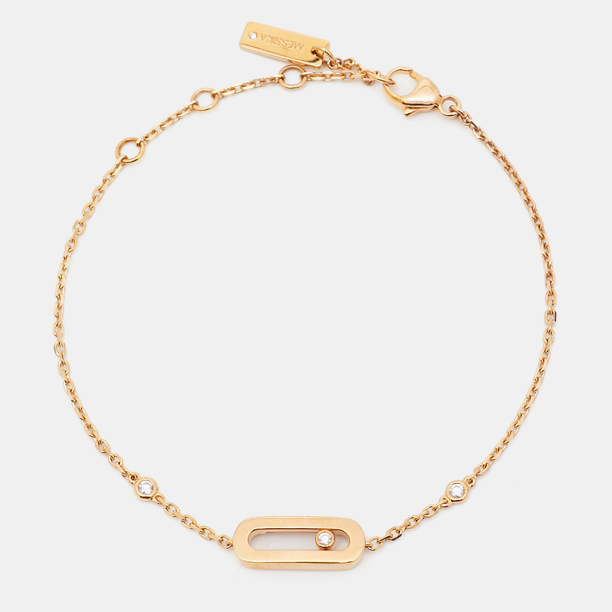 

Messika Move Uno Diamonds 18k Rose Gold Bracelet