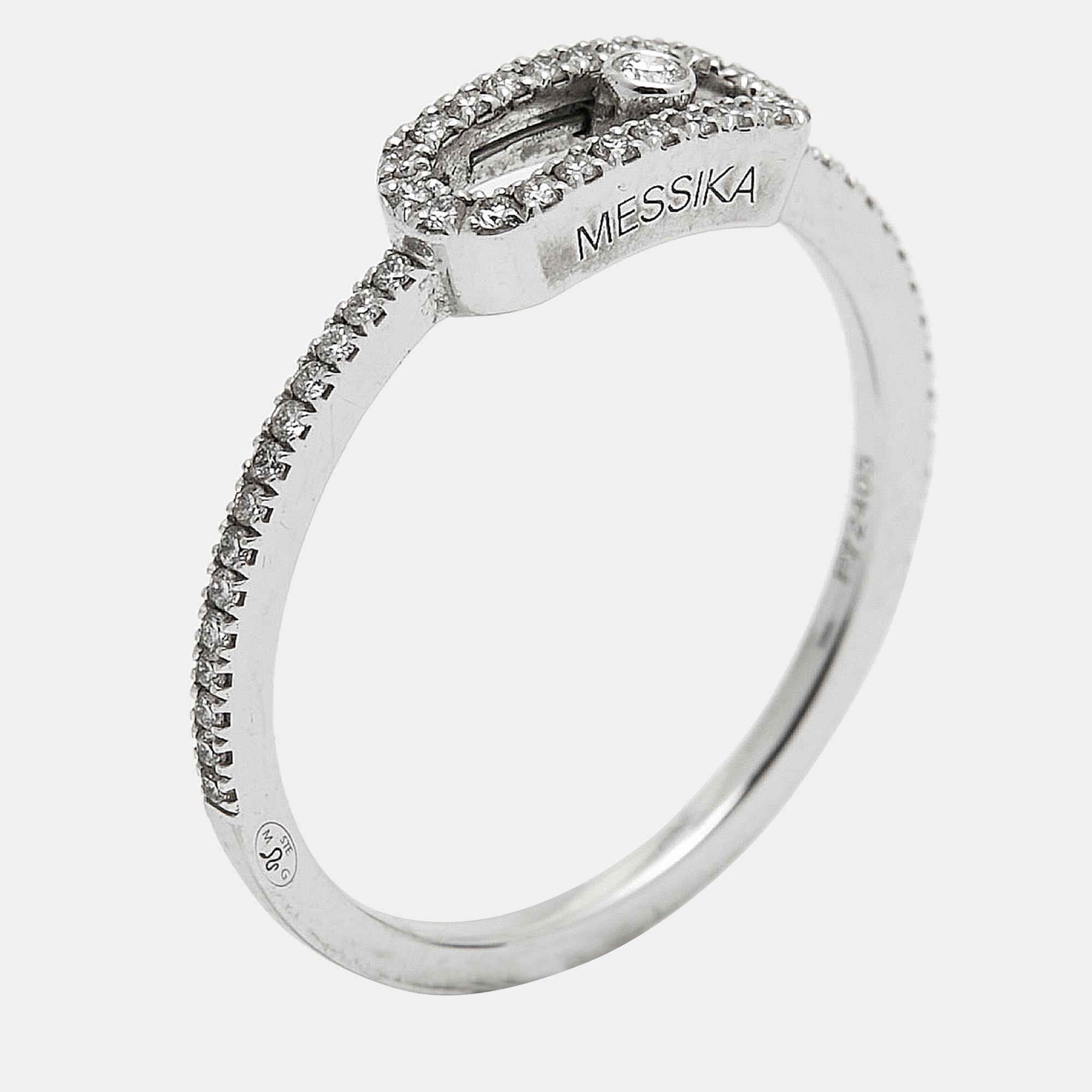 

Messika Move Uno Diamond 18k White Gold Ring Size