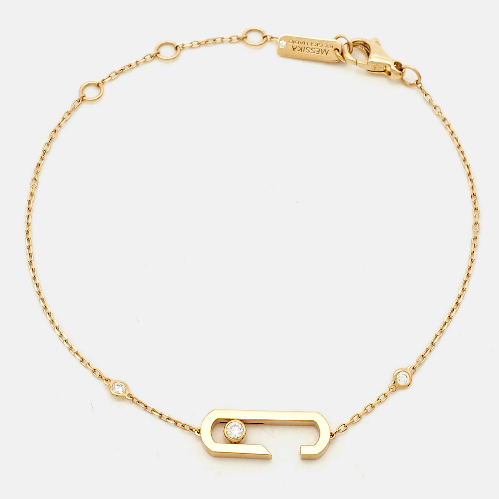 

Messika By Gigi Hadid Move Addiction Diamond 18k Yellow Gold Bracelet