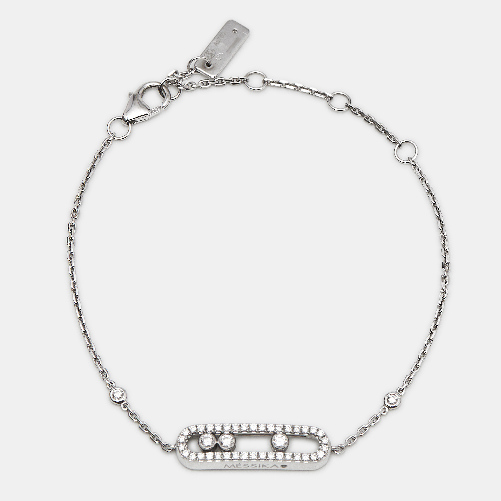 

Messika Baby Move Pavé Diamonds 18k White Gold Bracelet