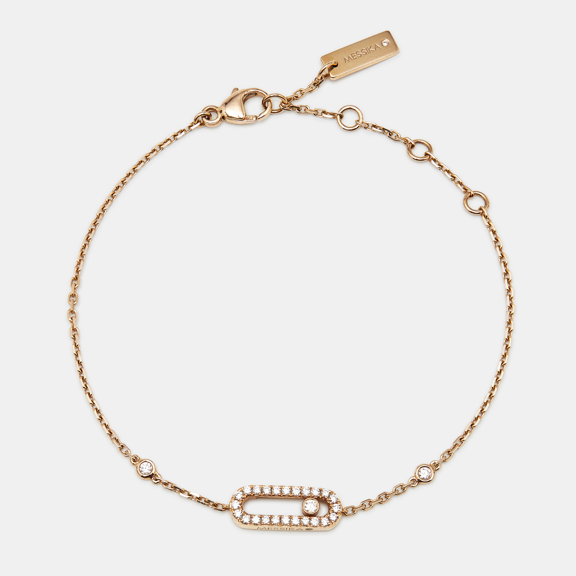 

Messika Move Uno Pavé Diamonds 18k Rose Gold Bracelet