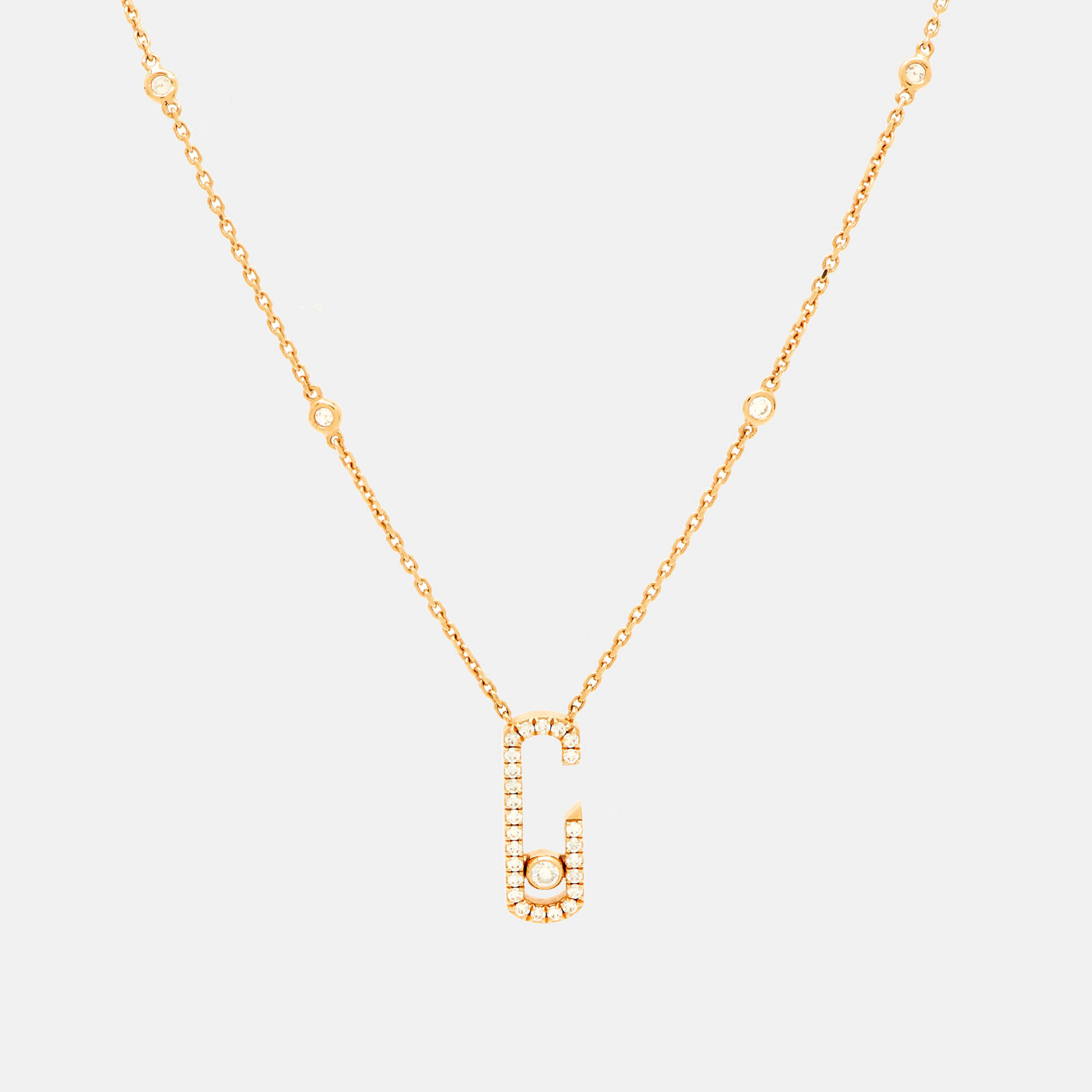 

Messika Gigi Hadid Move Addiction Diamond 18k Rose Gold Necklace