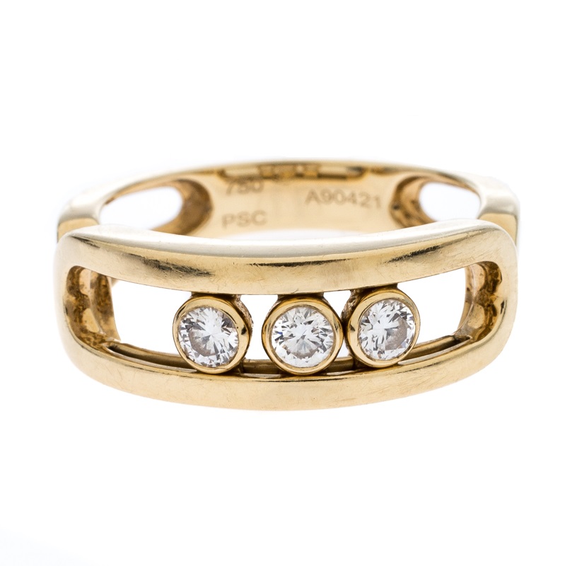 

Messika Move Diamond 18k Yellow Gold Ring Size