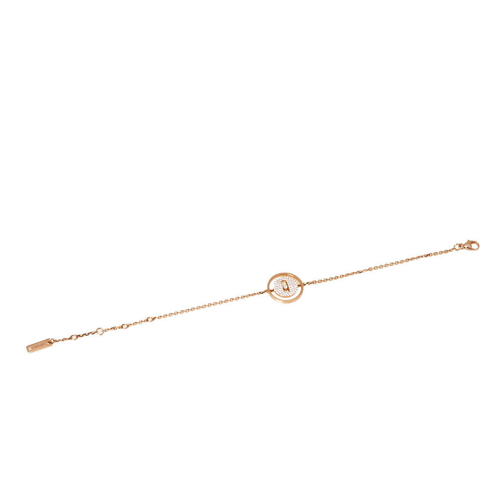 

Messika Lucky Move Pave Diamond 18K Rose Gold Chain Link Bracelet