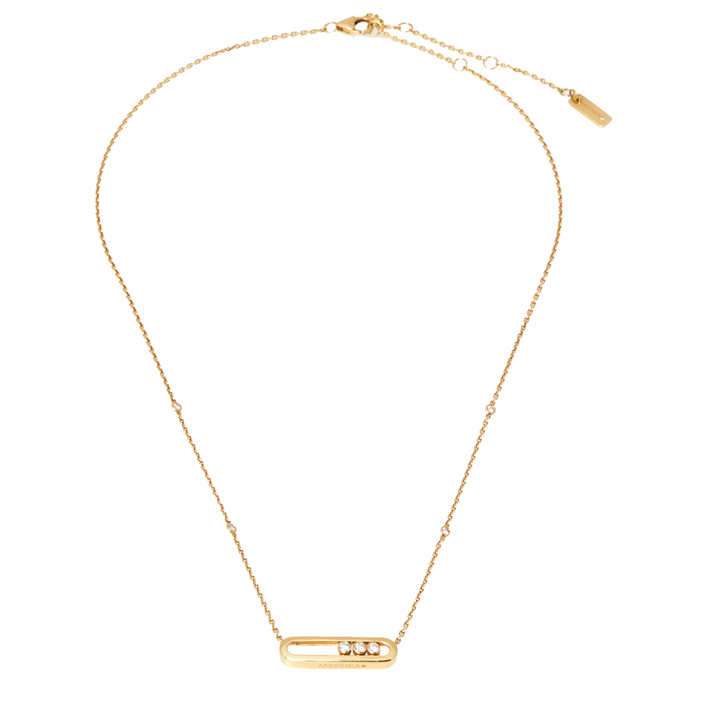 

Messika Baby Move Diamond 18K Yellow Gold Pendant Necklace