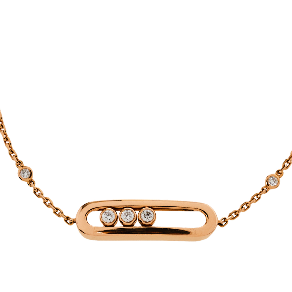 

Messika Baby Move Diamond 18K Rose Gold Bracelet