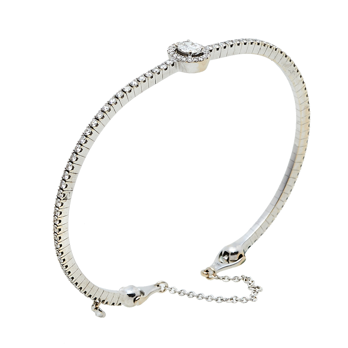 

Messika Glam'Azone Diamond Pavé 18K White Gold Bracelet