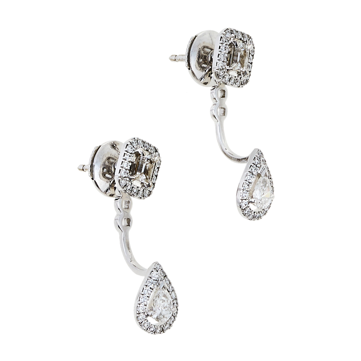 

Messika My Twin Toi & Moi Diamond 18K White Gold Earrings