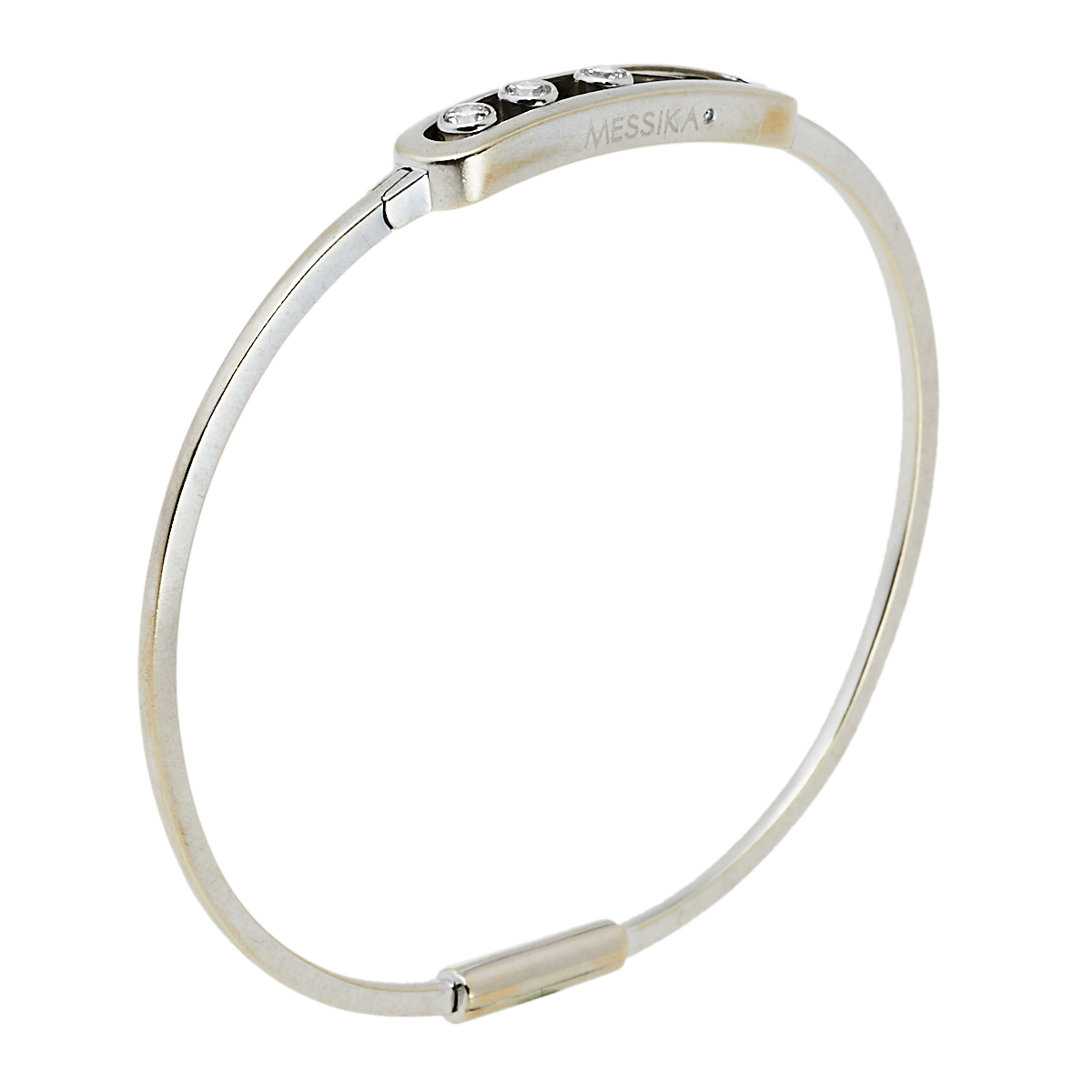

Messika Move Thin Diamond 18K White Gold Bracelet