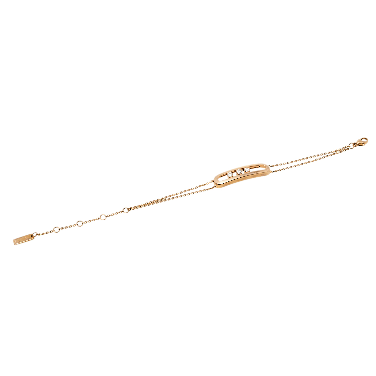 

Messika Move Classique Diamond 18K Rose Gold Bracelet