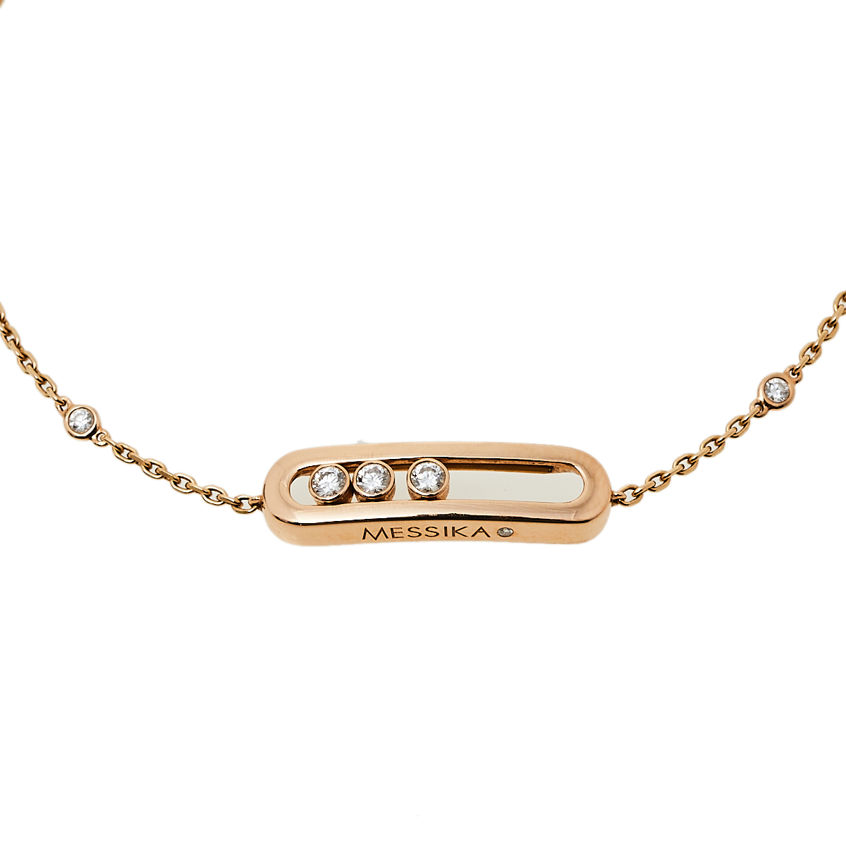 

Messika Baby Move Diamond 18k Rose Gold Bracelet