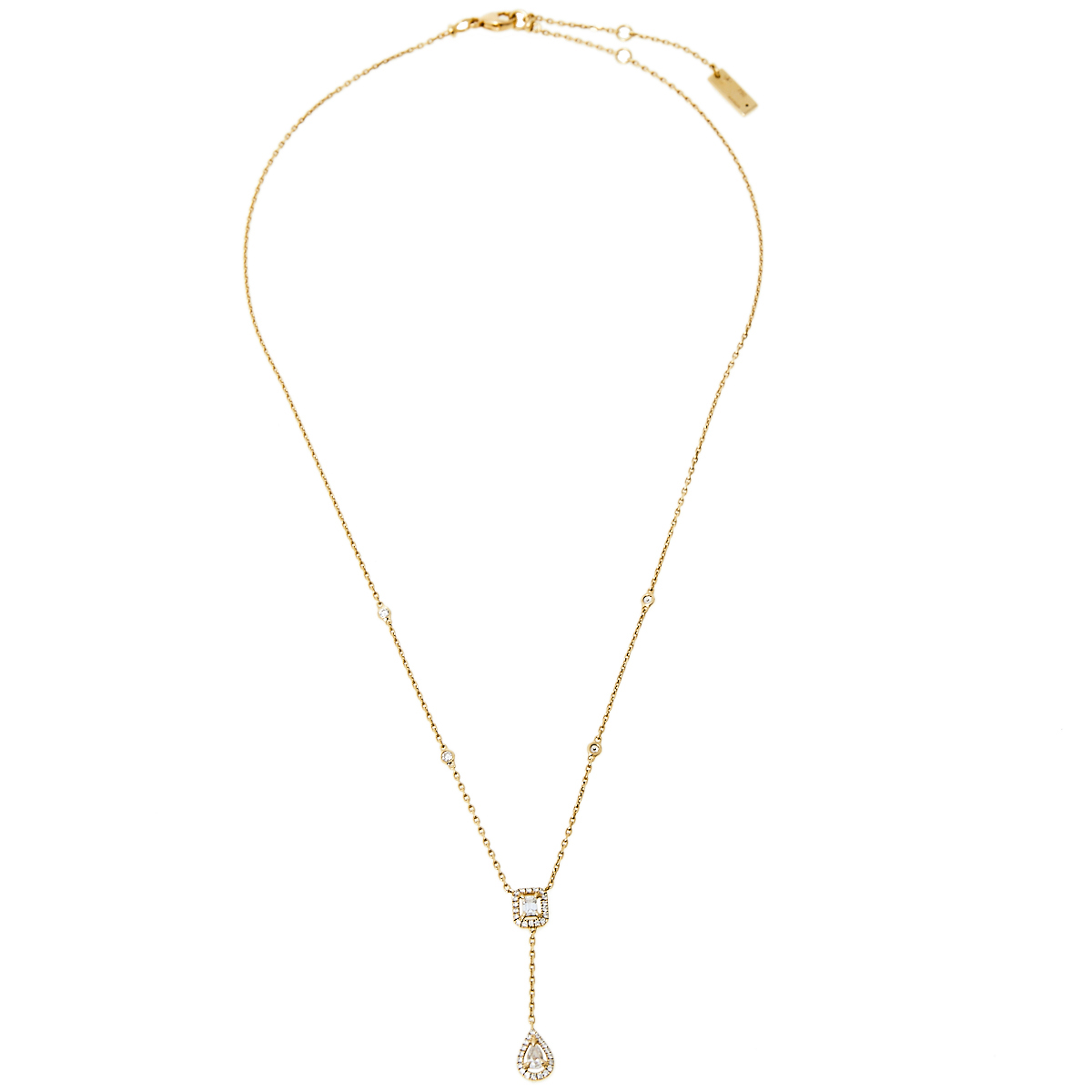 

Messika My Twin Tie Diamond 18K Yellow Gold Necklace