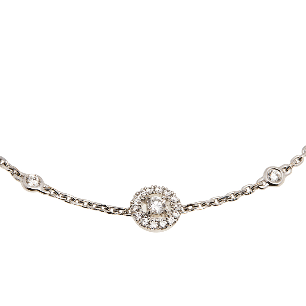 

Messika Joy Diamond 18K White Gold Charm Bracelet