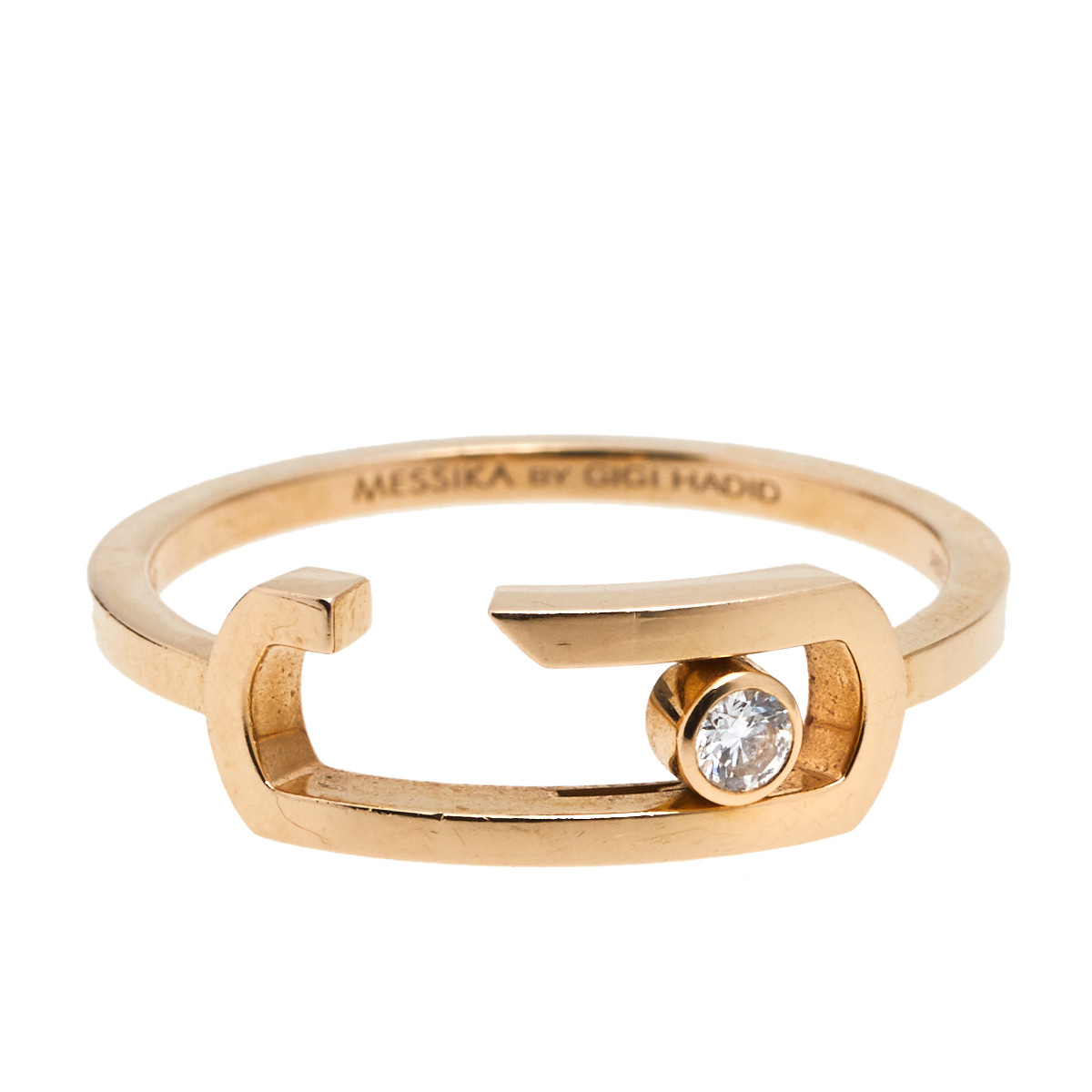 

Messika By Gigi Hadid Move Addiction Diamond 18k Rose Gold Ring Size