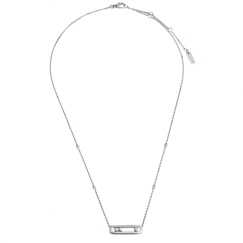 

Messika Baby Move Diamond 18K White Gold Pendant Necklace