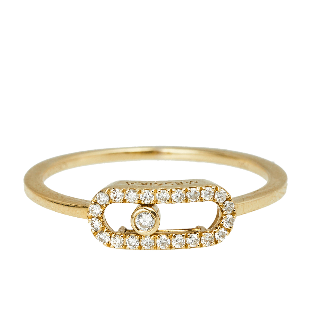 

Messika Move Uno Diamond 18K Yellow Gold Ring Size