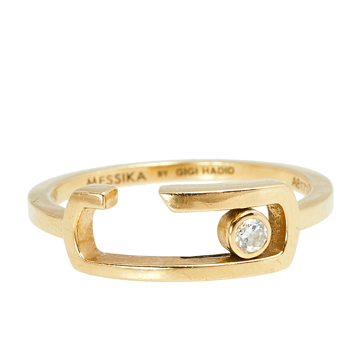 

Messika By Gigi Hadid Move Addiction Diamond 18k Rose Gold Ring Size