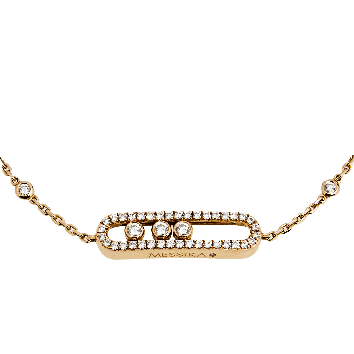 

Messika Baby Move Pave Diamond 18K Rose Gold Bracelet