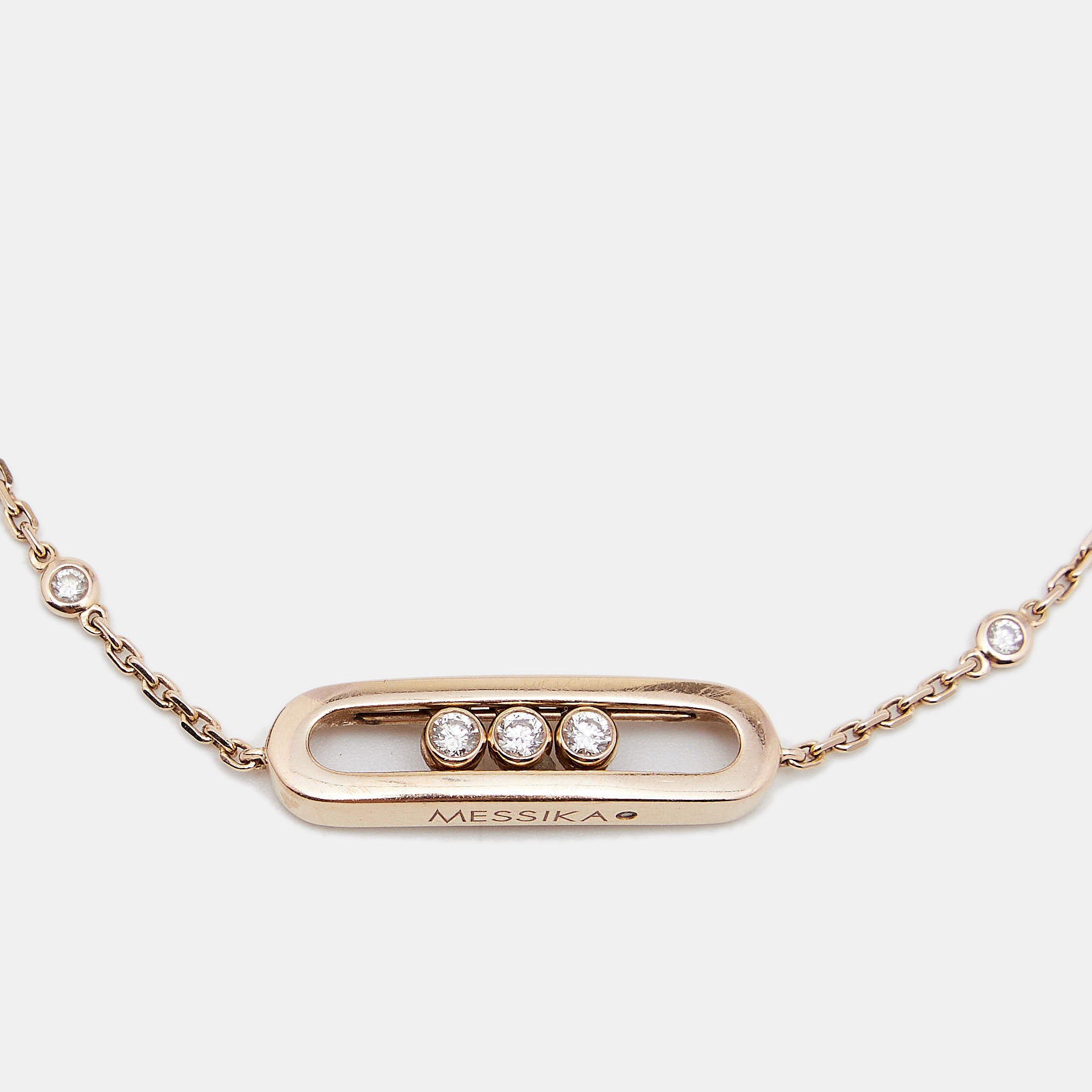 

Messika Baby Move Diamonds 18k Rose Gold Bracelet