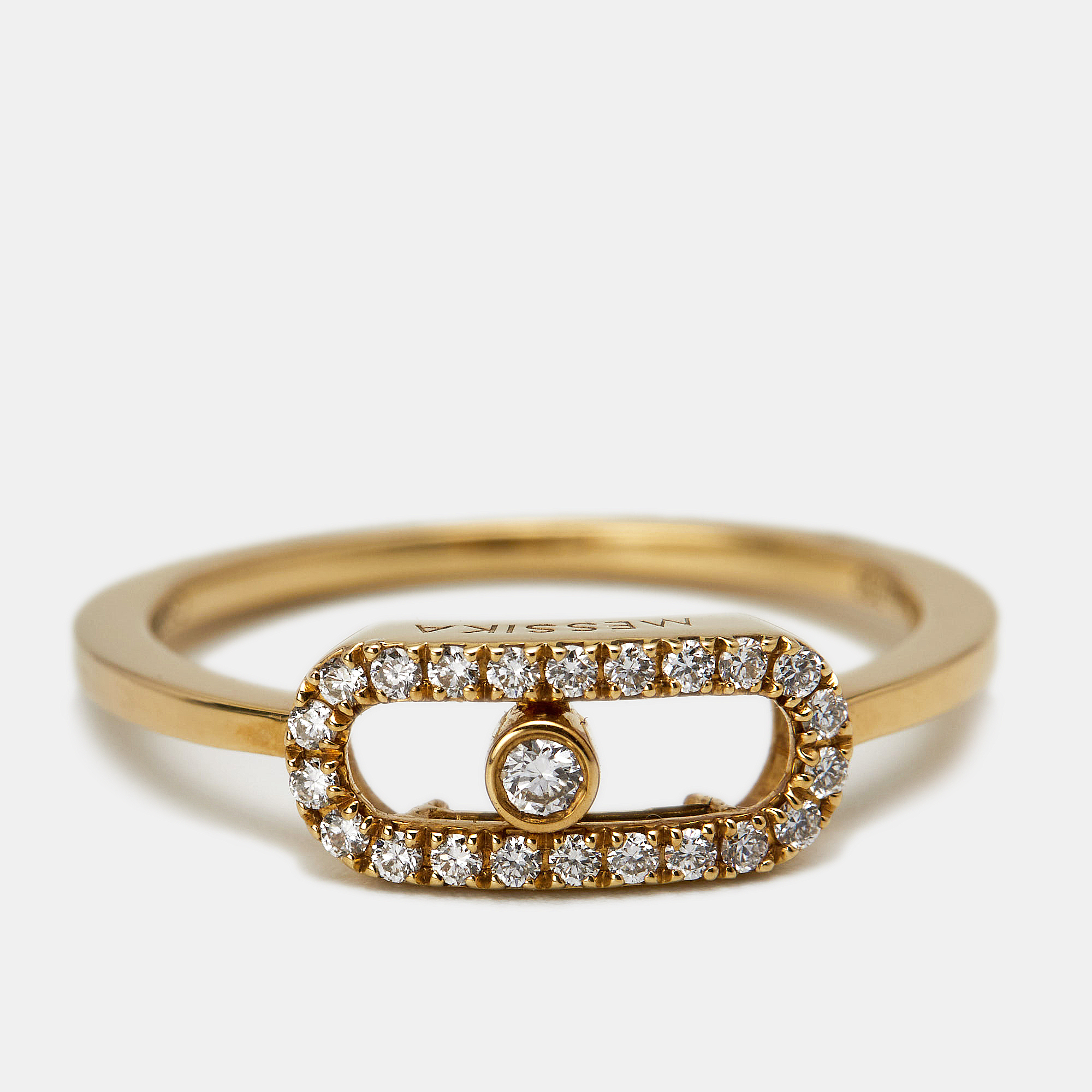 

Messika Move Uno Diamond 18K Yellow Gold Ring Size
