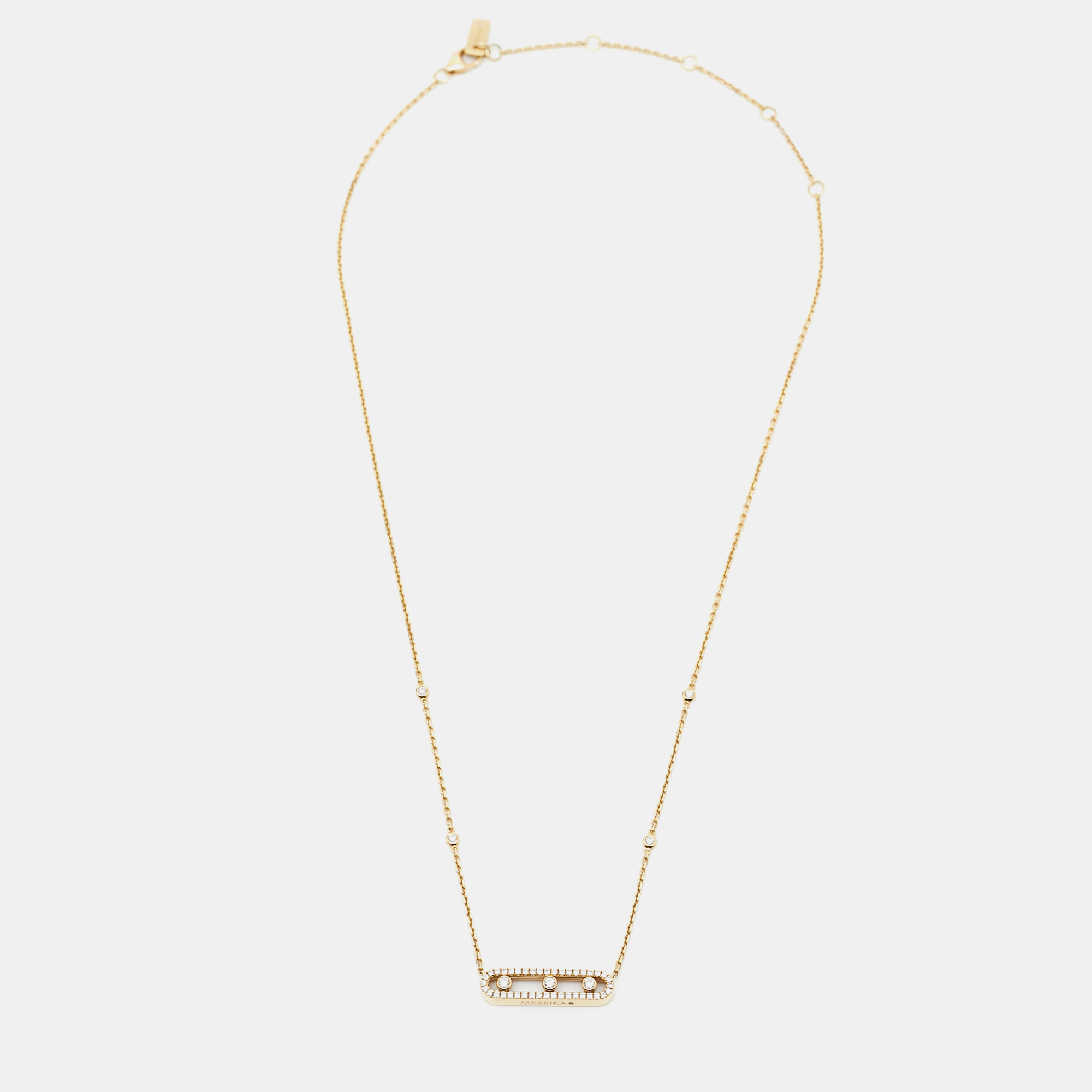 

Messika Baby Move Pavé Diamond 18k Yellow Gold Necklace