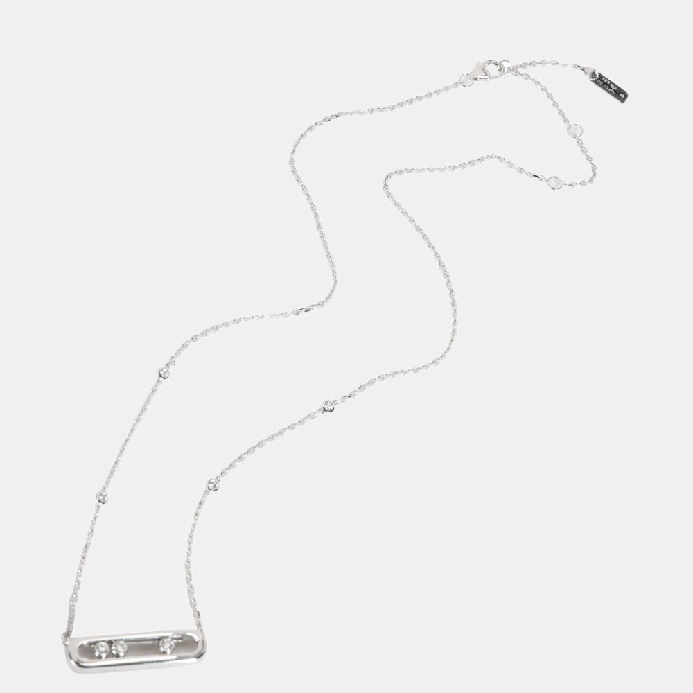 

Messika Baby Move Diamond Necklace in 18k White Gold 0.15 CTW