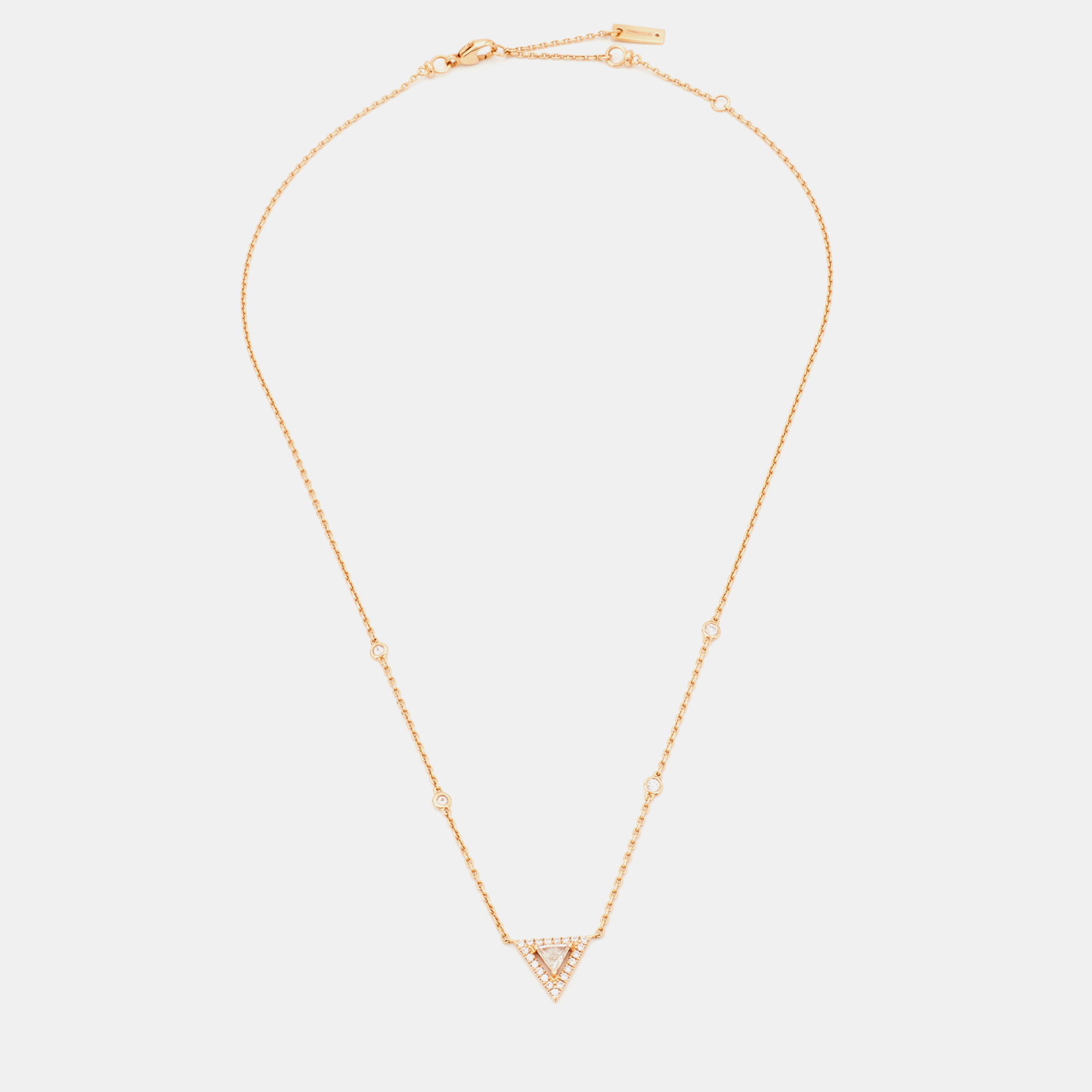 

Messika Thea Diamonds 18k Rose Gold Chain Necklace