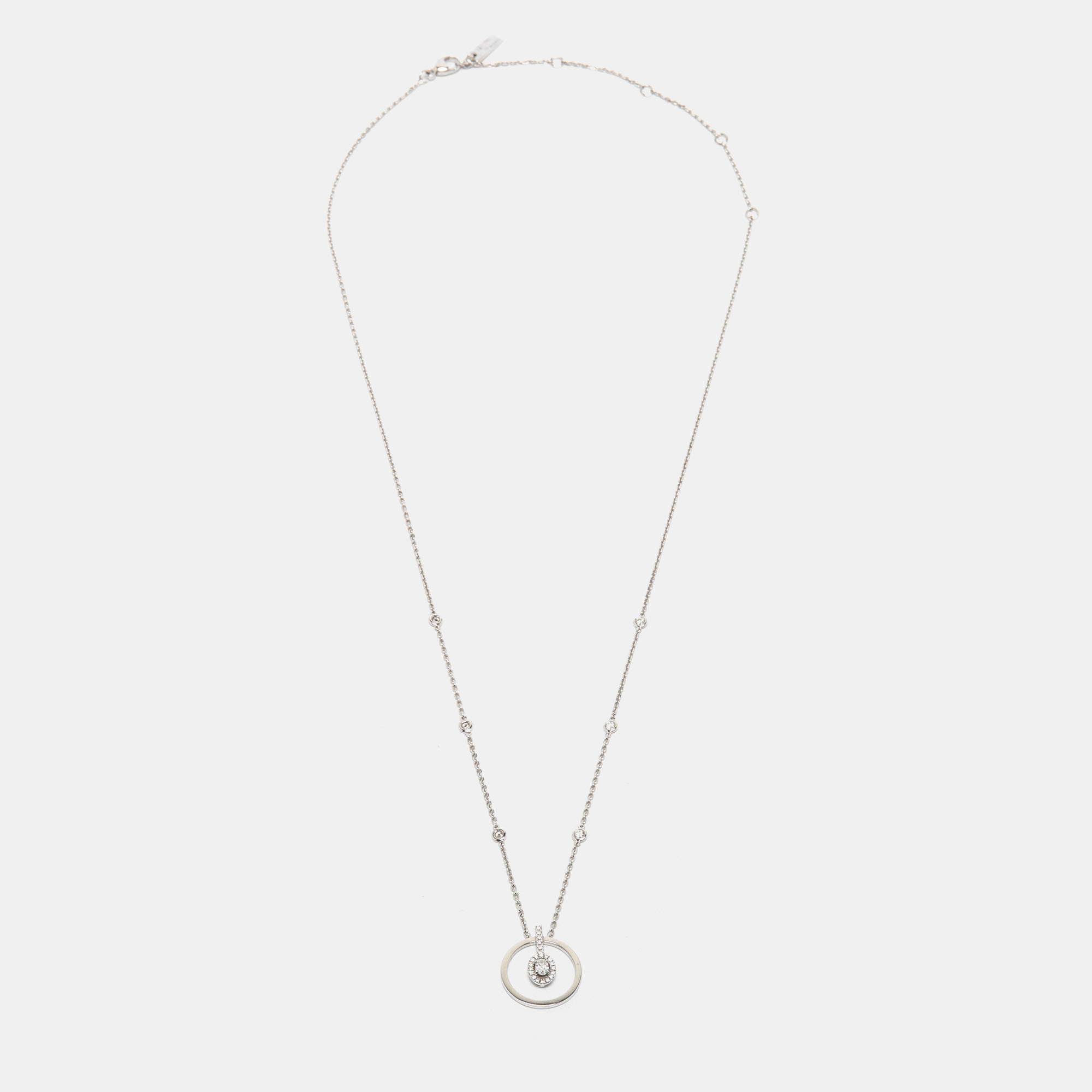 

Messika Glam'Azone Graphic Diamonds 18k White Gold Necklace