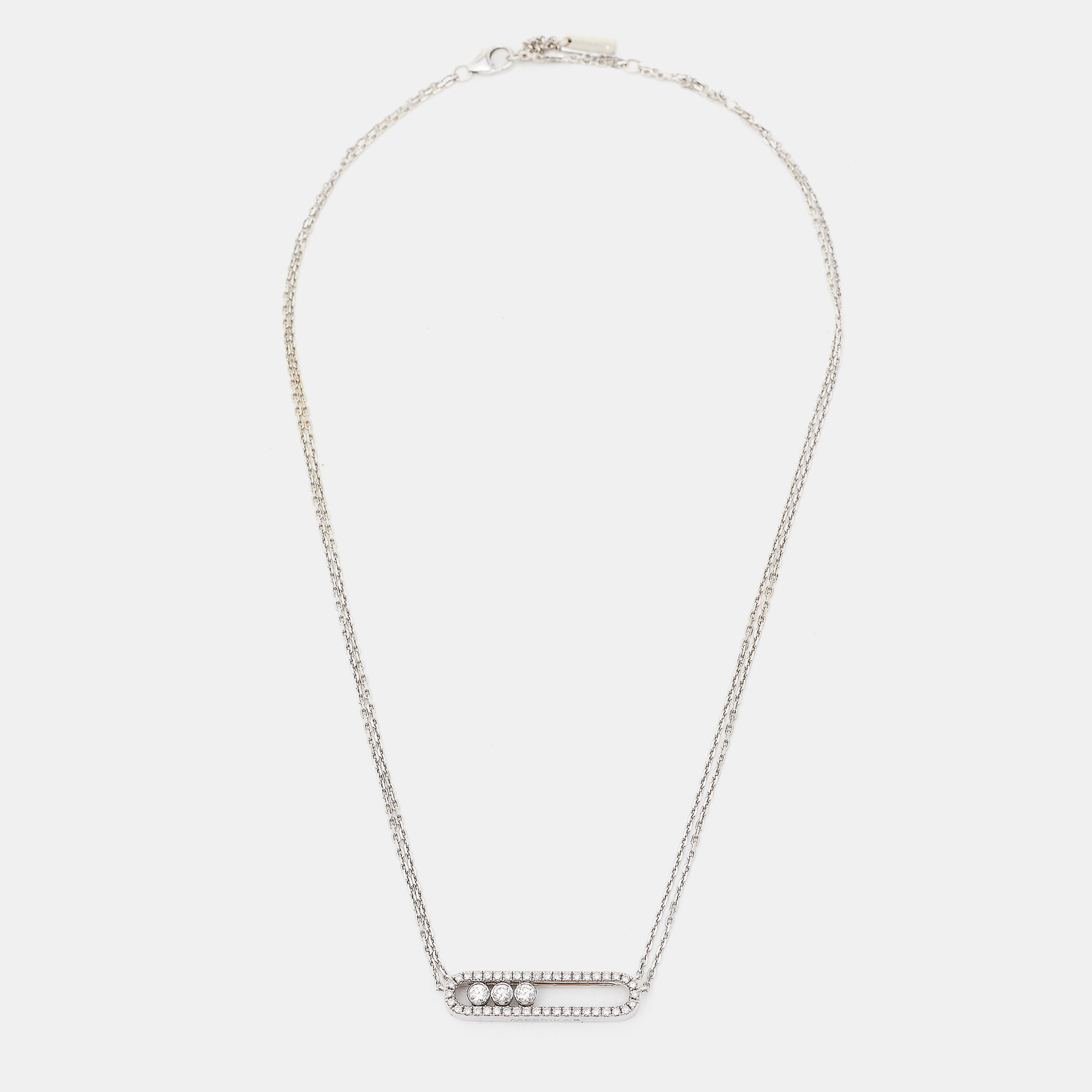 

Messika Move Pavé Diamond 18k White Gold Necklace