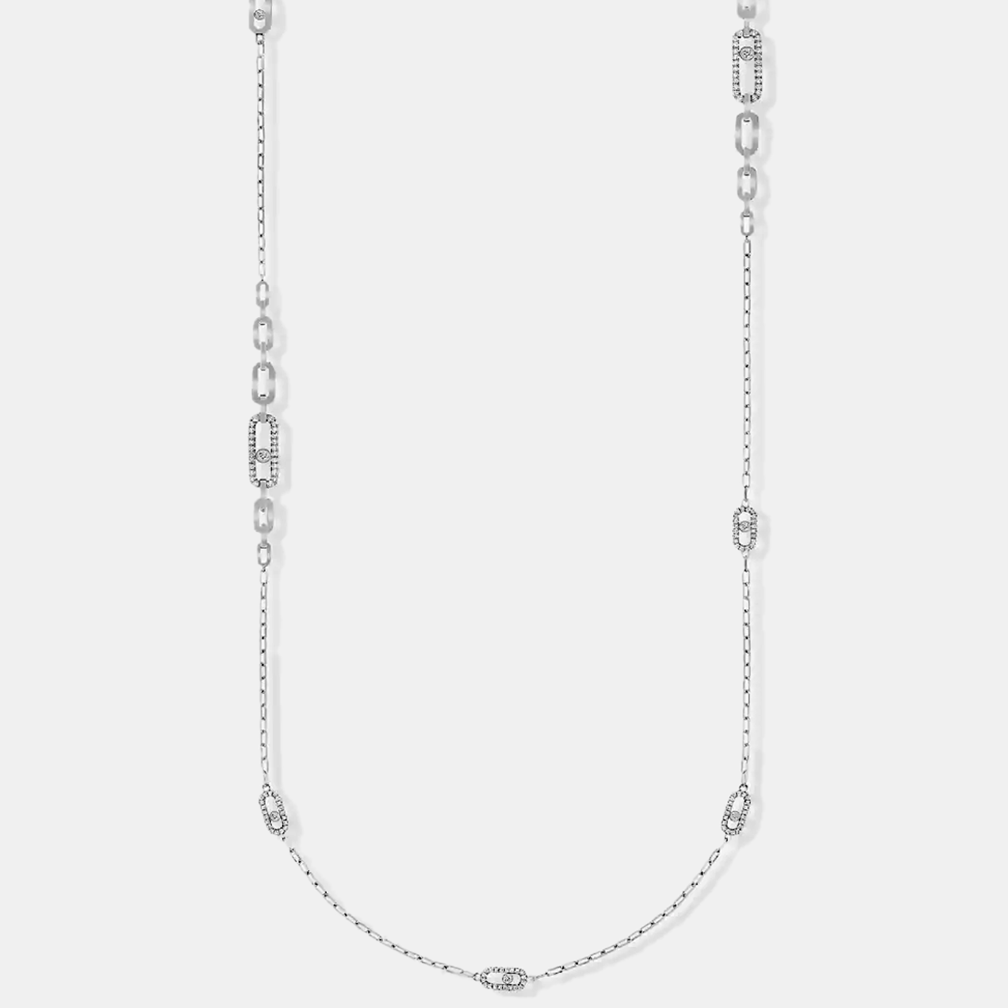 

Messika Sautoir Move Uno Diamond 18k White Gold Long Necklace