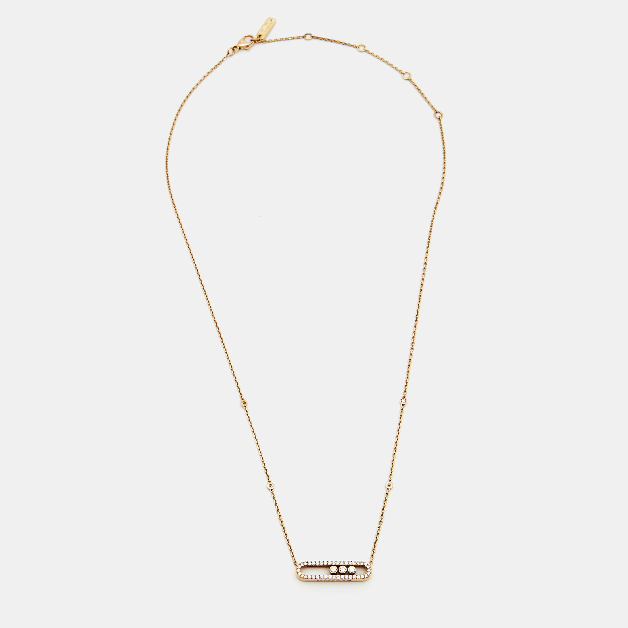 

Messika Baby Move Pavé Diamonds 18k Rose Gold Necklace