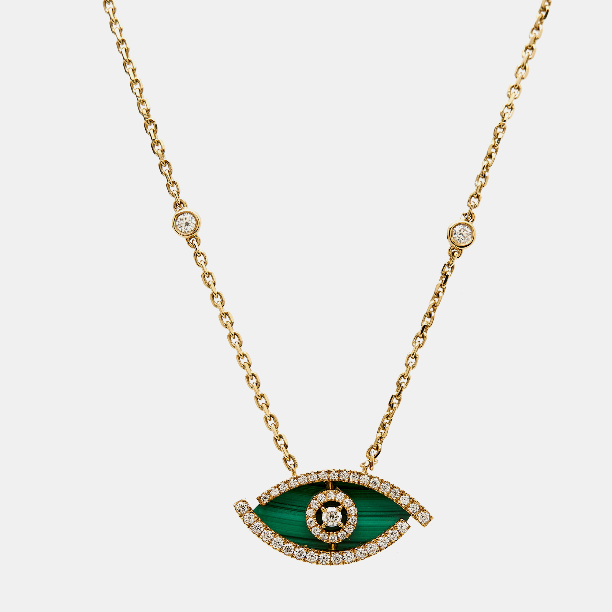 Define your neck with this Messika Lucky Eye necklace. It is a masterfully crafted creation that promises to hold its beauty and value for a long time.