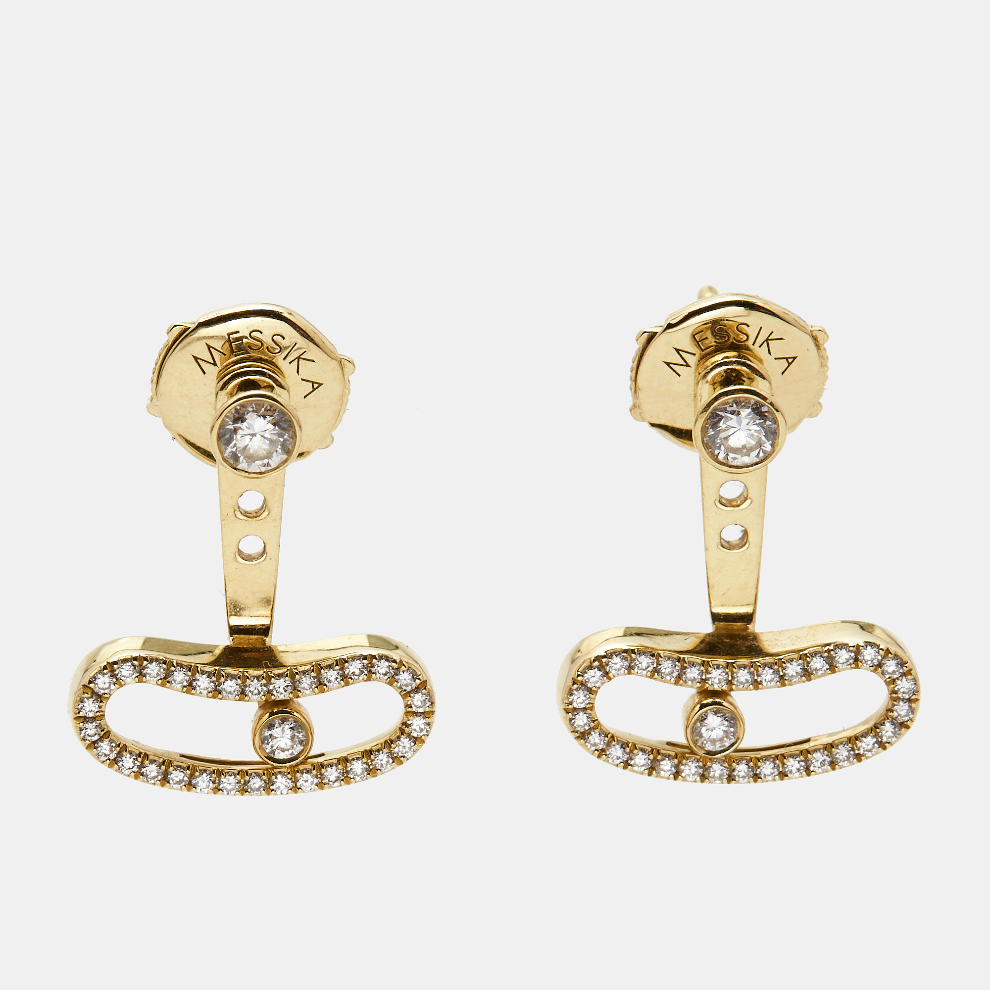 

Messika Move Uno Diamond 18k Yellow Gold Earrings