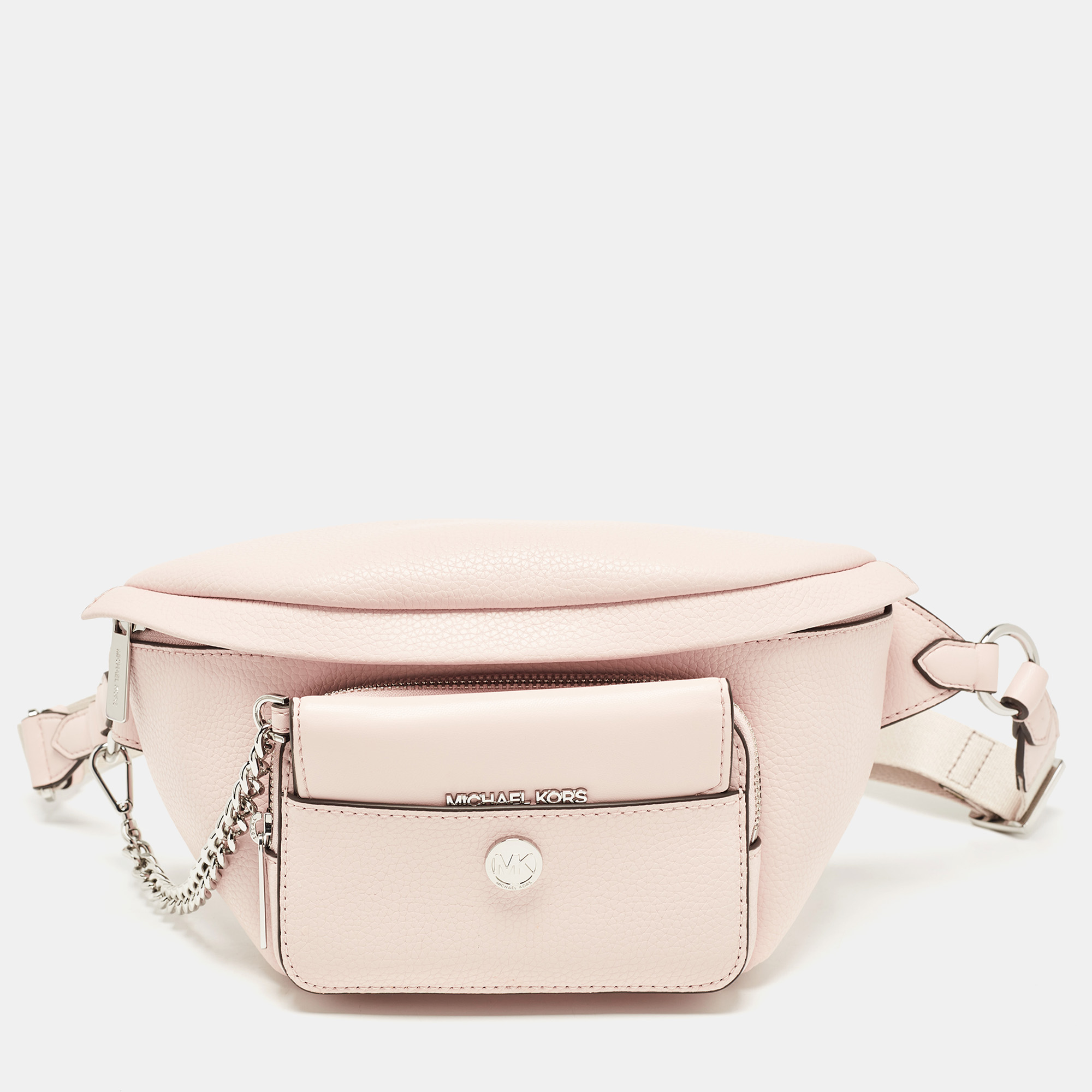 

Michael Kors Powder Pink Leather 2 in 1 Maisie Waist Bag