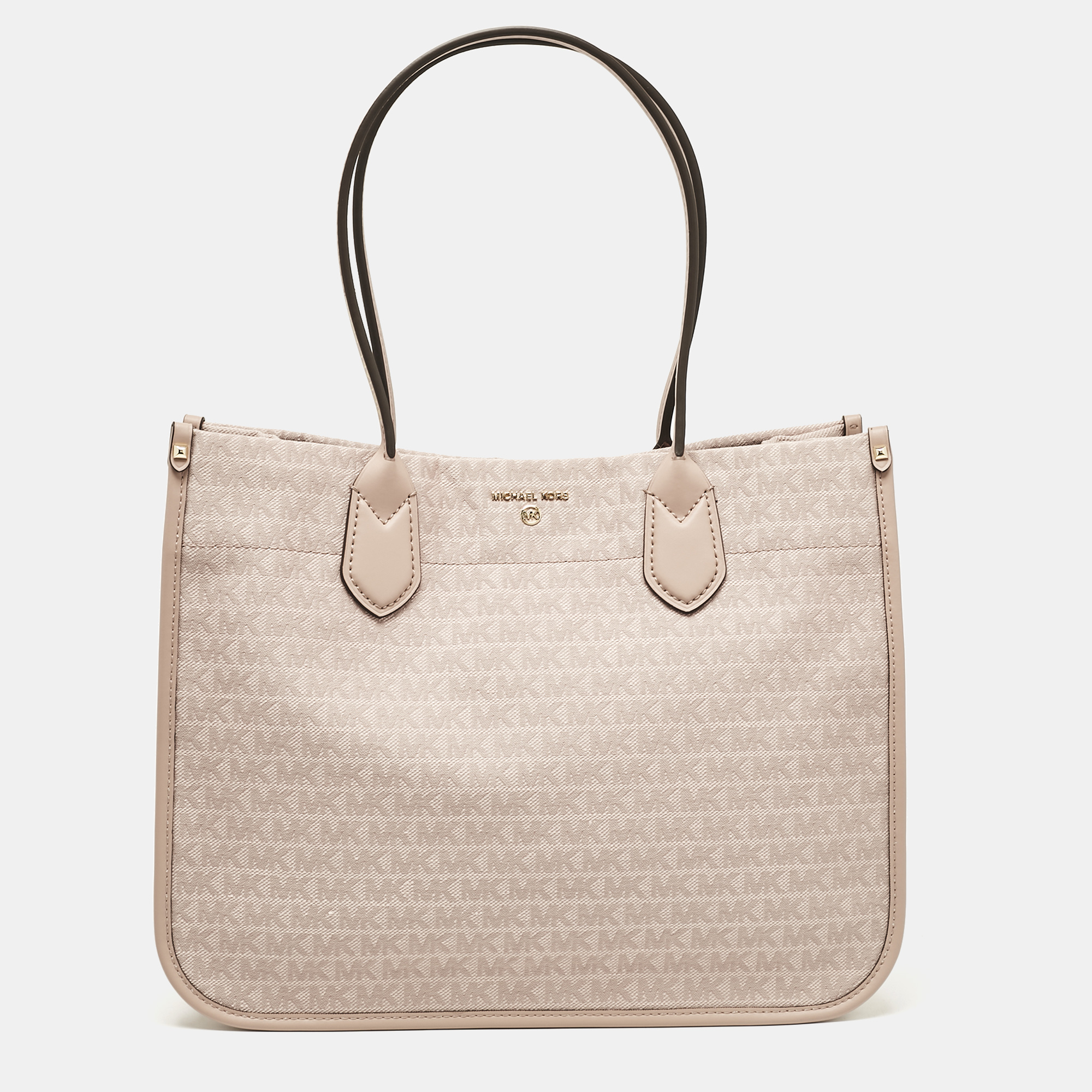 

Michael Kors Soft Pink/Fawn Signature Canvas  Heidi Tote