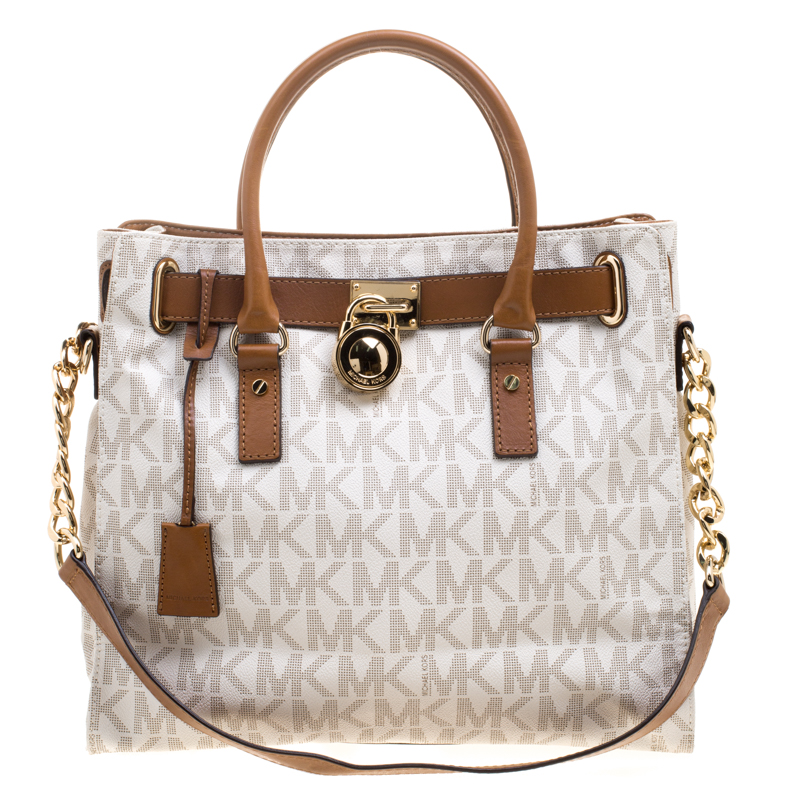 michael kors white handbag sale