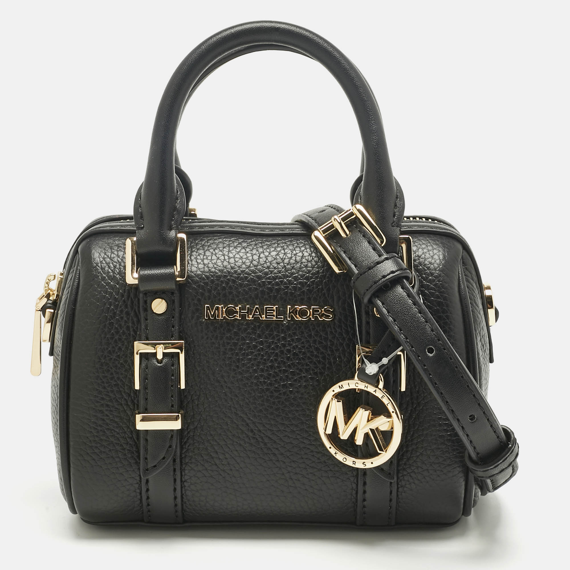 Pre-owned Michael Kors Black Leather Extra Small Bedford Legacy Crossbody Bag